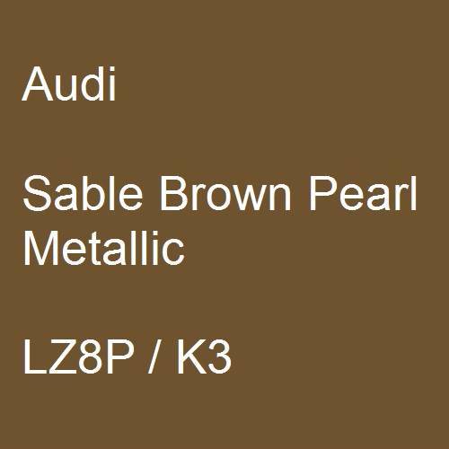 Audi, Sable Brown Pearl Metallic, LZ8P / K3.